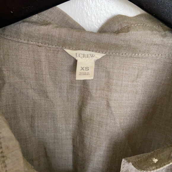 Jcrew army green tunic - Picture 3 of 5